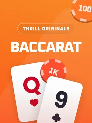 Baccarat, jeu de Thrill Originals