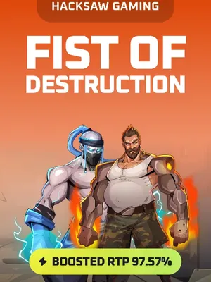 Fist of Destruction, jeu de Hacksaw Gaming