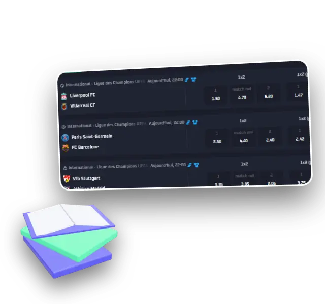 Capture de l'interface Thrill, rubrique Glossaire